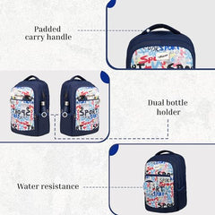F Gear Arashi Mocha Mousse 35L School Backpack,Laptop Sleeve,4 Compartments