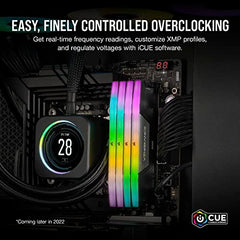 CORSAIR Vengeance RGB DDR5 RAM 32GB (2x16GB) 6400MHz CL36 Intel XMP iCUE Compatible Computer Memory - White (CMH32GX5M2B6400C36W)