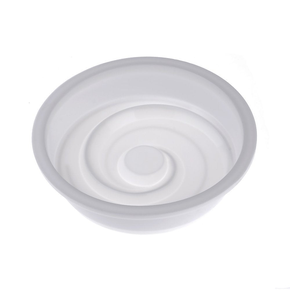SYGA Silicon Swirl Round Shape Mousse Cake Mold French Dessert Baking Cake Mould White