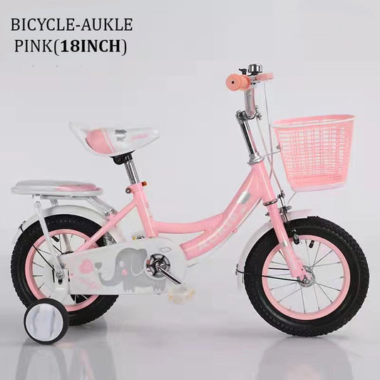 SYGA Bicycles for Kids 5-9 Years Children's Basket Bicycle (18-INCH,Pink)