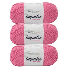 WOAFASHIONS - World of Arts Impulse Hand Knitting & Crochet Yarn, Premium Acrylic, 4 : Medium (Anchor Grey) (100gms / 3.5oz / 200mtr / 218yds)