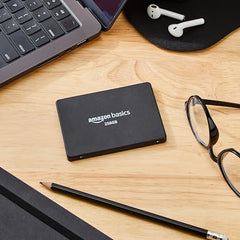 amazon basics 2.5 inch SATA Internal SSD 256 GB | Speed up to 550 MBps | Shock Resistant | Energy Efficient | High-Speed Performance