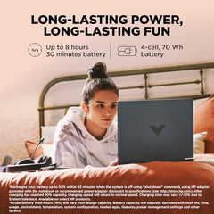 HP Victus, AMD Ryzen 7 260, 8GB RTX 5050 Gaming Laptop,(24GB DDR5,1TB SSD) 144Hz,IPS,300 nits,15.6'(39.6cm) FHD, Win11,M365 Basic(1 year) Office24, Mica Silver, 2.29kg, RGB, Enhanced cooling, fb3185AX