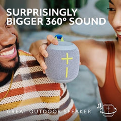 Ultimate Ears WONDERBOOM 4 Portable Waterproof Bluetooth Speaker with Big Bass and 360-Degree Sound, Dustproof Floating Speaker with 40 m (131ft) Range - Enchanting Lilac