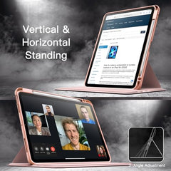 JETech 360° Rotating Case for iPad Air 11" M4/M3/M2 & Air 5/4 10.9", Black