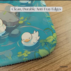 ESSENSI Mouse Pad for Laptop & Desktop | 9x7 Inch Anti-Fray Stitched Edges | Non-Slip Rubber Base | Desk Setup Accessory for Students, Gamers & Professionals (Big Things)