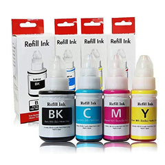 R C Print Compatible Refill Ink Bottles for Canon G Series Printer PIXMA G1000 G1010 G2000 G2002 G2010 G2012 G3000 G3010 G3012 G4000 G4010 (2 Black Bottles 70ML Each, Black)