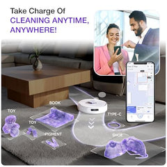 NARWAL Freo Z Ultra Robot Vacuum & Mop, 12000Pa Suction, Dual RGB Cameras, AI Avoidance, Adaptive Hot-Water Self Wash, Self-Emptying, Pet Hair, Quiet, Google Home, Alexa, Siri Compatible