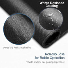 Storite 5 Pack 220x180x2mm Speed Type Gaming Mousepad, Black