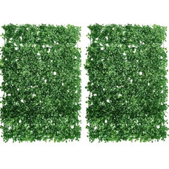URBAN BLOOM Artificial Green Hedge Panel for Wall Decor Pack of 6 | Green Wall Grass | UV Resistant Faux Boxwood Plant Mat | Indoor & Outdoor Garden, Balcony, Fence & Home Decoration