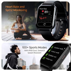 boAt Ultima Regal w/ 2.01”(5.10 cm) Crystal-Clear AMOLED Display, 1000 NITS Brightness,Premium Metal Body, Functional Crown, 100+ Sports Modes, Fitness Smart Watch for Men & Women (Steel Black)