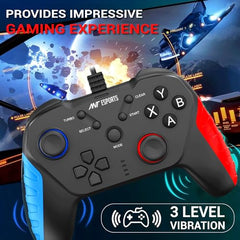 Ant Esports GP115 Wired Gamepad for PC,Laptop,PS3,Android TV &Media Box|USB Gaming Controller with Turbo Function|XInput DInput Support|Dual Analog Sticks|Plug & Play|Steam Compatible|Gamepad-Black