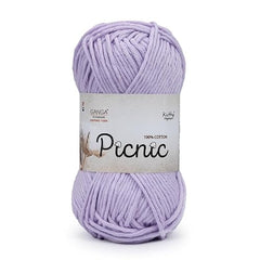 Ganga Acrowools Picnic is 100% Cotton and Crochet Yarn. Pack of 3 Balls - 50Gm Each Shade No - PIC015, Sterling Red