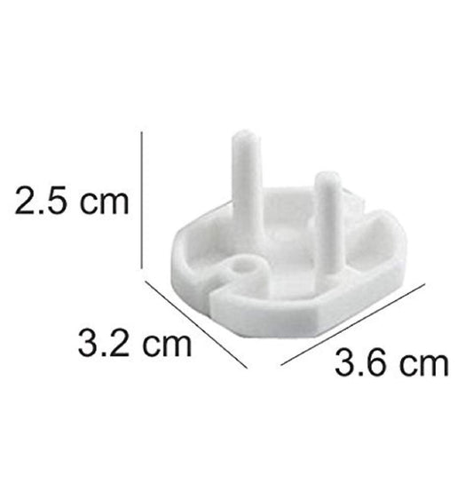 SYGA Electrical Socket Cover for Indian Plug Point for Baby Safety Proofing Set 12