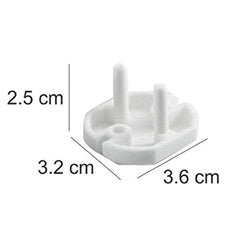 SYGA Electrical Socket Cover for Indian Plug Point for Baby Safety Proofing Set 12