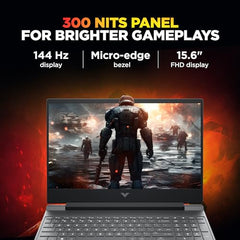 HP Victus, AMD Ryzen 7 260, 8GB RTX 5050 Gaming Laptop,(24GB DDR5,1TB SSD) 144Hz,IPS,300 nits,15.6'(39.6cm) FHD, Win11,M365 Basic(1 year) Office24, Mica Silver, 2.29kg, RGB, Enhanced cooling, fb3185AX