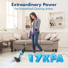Reffair Cleanjet CX80 1000W Handheld Vacuum Cleaner for Home Use, 17 kPa Suction, Cyclone 10 Technology, High-Performance Motor, Lightweight (Silver Grey)