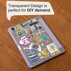 ProElite Case Cover for Apple iPad (A16) 11th/10th Generation (2025/2022), Transparent case Cover with Pencil Holder for iPad 11th/10th Gen 2025/2022, Grey