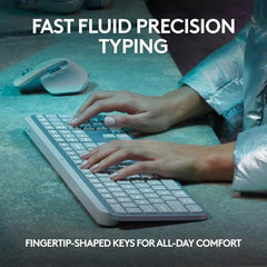 Logitech MX Keys S Wireless Keyboard, Low Profile, Fluid Precise Quiet Typing, Programmable Keys, Backlighting, Bluetooth, USB C Rechargeable, for Windows PC, Linux, Chrome, Mac - Graphite
