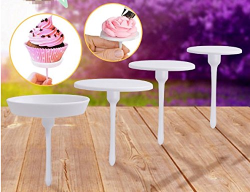 SYGA Set of 4 Cake Flower Nails Set Cupcake Icing Cream Sugarcraft Decorating Tool