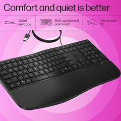 HP 970 Creator Keyboard, Wireless and Multi-Device with 20 programmable Shortcut Keys, Backlit with sensors, up to 6 Month Battery, AES encrypted, 1yr Warranty, 0.67 kg, Silver