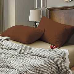 safhome Soft Pillow Covers 20 x 32 Inches - 100% Egyptian Cotton 400 Thread Count Set of 2 Pillow Cover Set Envelope Closure Hotel Quality Pillowcase - Aqua Blue