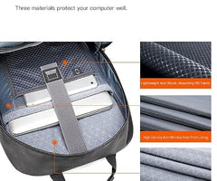 Red Lemon BANGE Venture 30L Laptop Backpack for Men & Women | Large Backpack with YKK Zippers | Water-Resistant, Durable Oxford & Nylon Fabric Fits 15.6" Laptops for Office & Travel (Black)