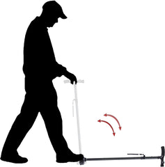SYGA Folding Walking Stick with LED Light Magic Cane to Get Around Easier in The Dark Walking Canes for Men, Adjustable Collapsible Canse with Rubber Feet for Men and Women