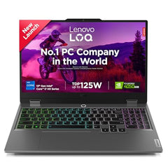 Lenovo LOQ Intel Core i5-13450HX| NVIDIA RTX 3050 6GB (16GB RAM/512GB SSD/144Hz Refresh Rate/15.6" (39.6cm)/FHD IPS/Windows 11/Office Home 2024/Grey/2.4Kg), 83DV01K3IN AI Gaming Laptop