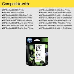 HP 678 Black Original Ink Advantage Cartridge