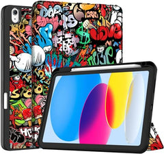 Robustrion Cover for iPad 11th Generation (A16) / 10th Gen Cover Case with [Right Side Pencil Holder] [Auto Sleep Wake] [Soft Back] (2022/2025), Case for iPad 11th 11"/ 10th 10.9" - Yellow