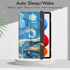 Robustrion Cover for Redmi Pad 2 Pro 12.1 inch Cover Case with Pencil Holder, Trifold Cover Case for Redmi Pad 2 Pro 5G Tablet Cover [Auto Sleep Wake Support] - Black