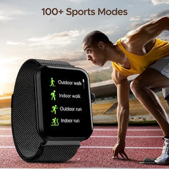 boAt Ultima Regal w/ 2.01”(5.10 cm) Crystal-Clear AMOLED Display, 1000 NITS Brightness,Premium Metal Body, Functional Crown, 100+ Sports Modes, Fitness Smart Watch for Men & Women (Steel Black)