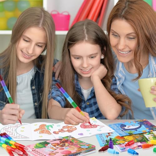 Colouring Book With Colours Set For Kids - 10Sets Of Colouring Book ...