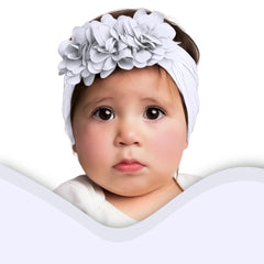 SYGA Pack Of 3 Baby Headbands Nylon Soft Strechable Bow Hairbands for Newborns, Infants, Toddlers and Kids 0-3 Years(BigRed, LightPink,WineRed)