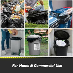 Warmfinity Garbage Bag Medium 19 x 21 Inches | 180 Count | 30 Bags X 6 Rolls | For Dry & Wet Waste