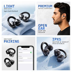 truke TruClips 2 India’s 1st AI Open Earbuds with 165 Language Translation, AI Chat, Meeting Notes, Mind Map & Lifetime App Subscription, 70H Battery, 13mm Beryllium Drivers, Spatial Audio, 4-Mic ENC