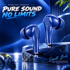 Kratos TW02 Ear Buds Wireless with 60H Playtime, Noise Isolation & Clear Calls, Bluetooth Earbuds with Voice Assistant, Ear Buds with Bluetooth V 5.3 & with Type C Fast Charging, IPX5 TWS Earphones