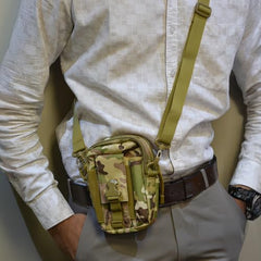 MOMISY Waist Bag, Fanny Pack, Chest Pouch for Men Women Boys Girls (CP Camouflage, 17 * 11.5 * 5 cm)