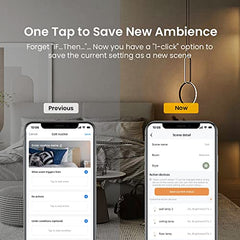 Broadlink Smart Home BLE Starter Kit - Includes 3 Bulbs, 1 Scene Switch and 1 Hub, Uses FastCon Tech, Compatible with Alexa and Google Home