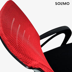 Amazon Brand - Solimo Worklo Mid Back Office Chair for Work from Home | Study | Revolving | Computer (Heavy Duty Powder Coated Metal Base, Stylish Black Mesh)