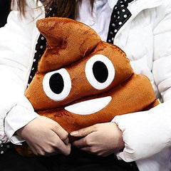 Syga Emoji Soft Toy (32cm, Brown)