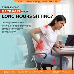 BackGood Orthopedic Lumbar Support Roll | 5-Year Warranty | Premium High-Density Foam Back Cushion | for Lower Back Pain, Sciatica, and Spinal Alignment Reliefs | for Office Chair and Car Seat
