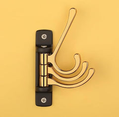 iSTAR Wall Hooks for Hanging | Flexible 4 Pin Hooks Bathroom Cloth Hanger Wall Hook Door Robe Hooks for Hanging Keys, Clothes, Towel (Rose Gold, Pack of 3)