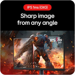 LG 27G610A 68.4 cm (27 Inch) Ultragear QHD (2560x1440) IPS Gaming Monitor, 1ms (GtG), 200Hz, sRGB 99%(Typ.), Anti-Glare, HDR10, AMD FreeSync™, DP, HDMI X 2, Tilt/Swivel/Height/Pivot Adjustable(Black)