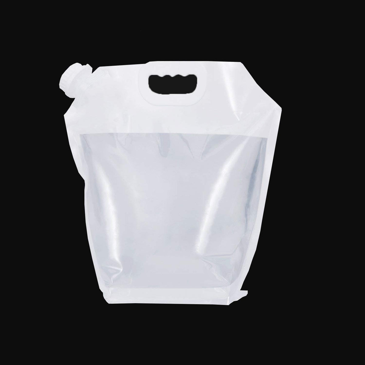 SYGA 10 liters Portable Collapsible Water Storage Tank Water Container Water Carrier Lifting Bag Camping Hiking Survival Kit Tool-White