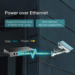 TP-Link LS1005 5-Port 10/100Mbps Desktop Switch|Green Ethernet Technology Network Hub|IEEE 802.3X |Plug and Play|Fanless Design