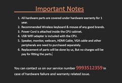 Computer Desktop PC CPU i5-3470 Gen 3.20Ghz II 16GB Ram II 256GB SSD II HDMI VGA Ports II Win 10 Pro II WiFi + Bluetooth II MS Office II Full Metal