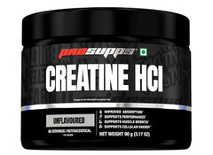 ProSupps Creatine HCL Powder - 90g | 60 Servings | Creatine Powder - Supports Energy, Strength & muscle recovery during workout | Creating Gym Supplements for Men & Women (Lemon Lime)