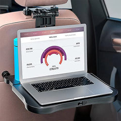 Oshotto (FT-01) Car Back Seat Food Dining & Laptop Tray with Portable Organizer & 360 Degree Rotating Phone/Tablet Holder Compatible with Hyundai Venue 2026